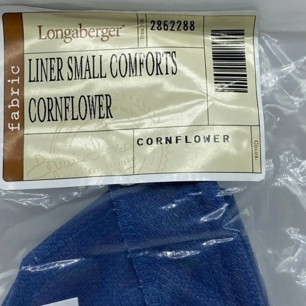 Longaberger Liner Small Comforts Cornflower